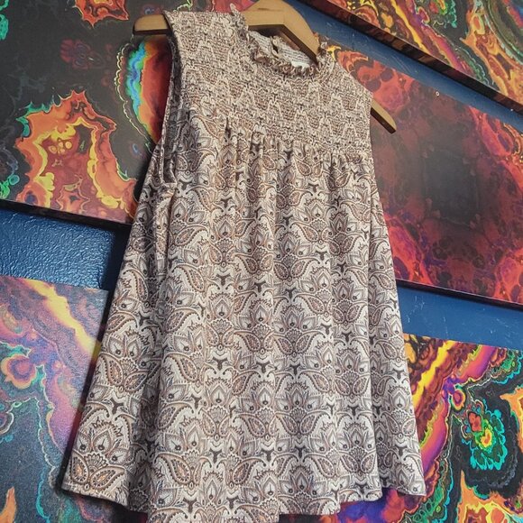MELLODAY Tops - Melloday ~ Size XL ~ Smocked ~ Sleeveless Top ~ NWOT